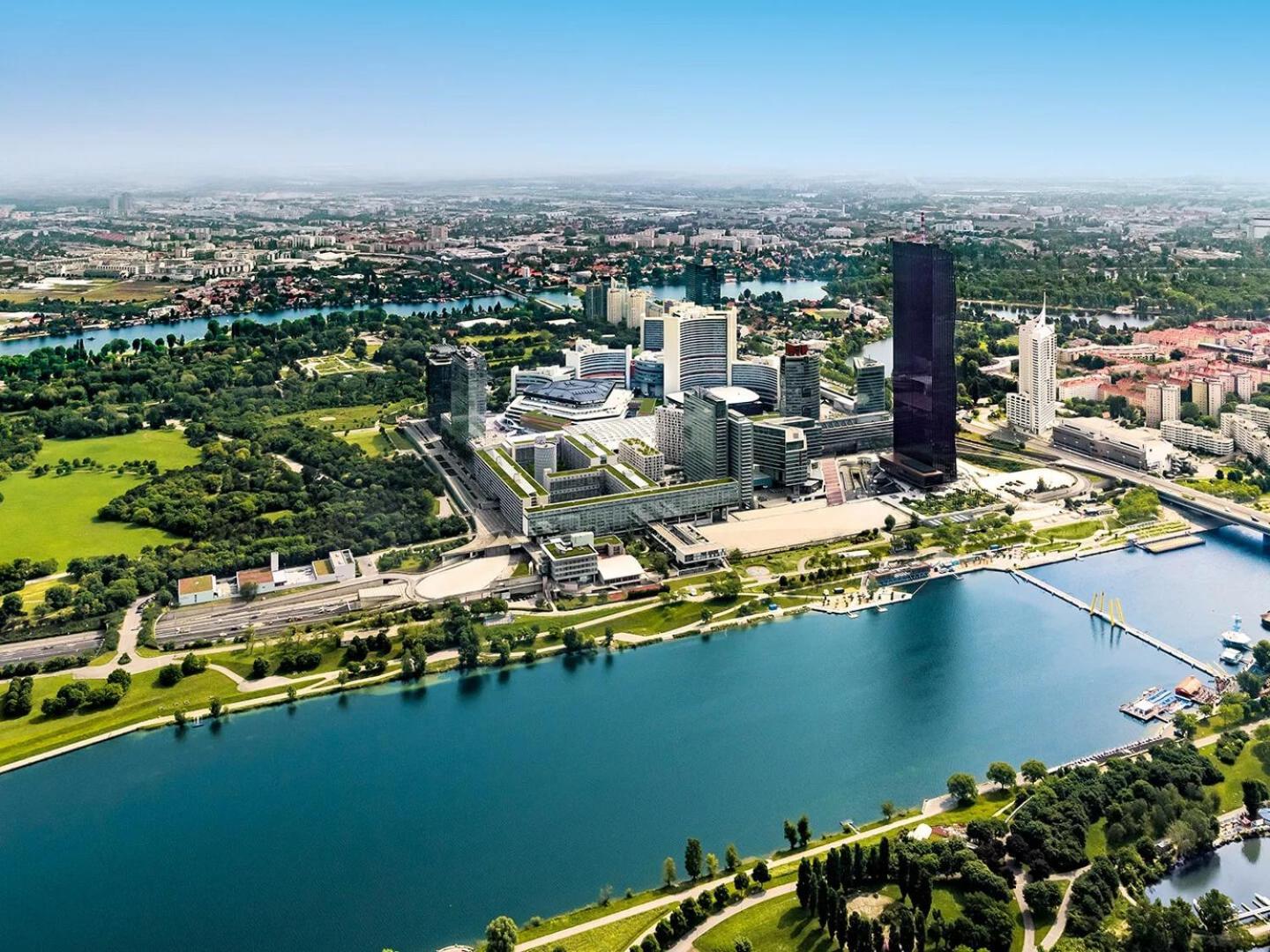 U1 Alte Donau Old Danube City Apartment 2 Wien Exterior foto